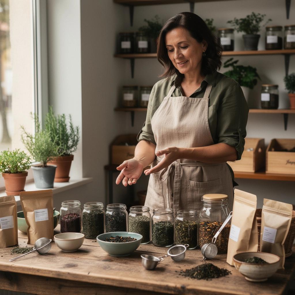 Két ember beszélget egy csésze tea mellett, a középpontban a közös élmény és a támogatás.